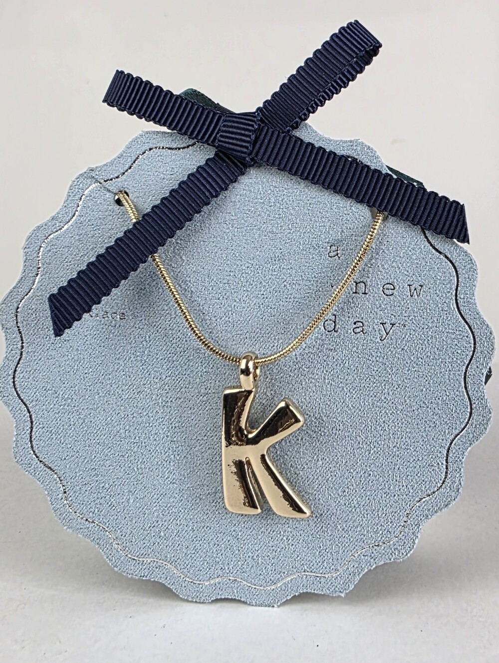 Letter K Necklace!